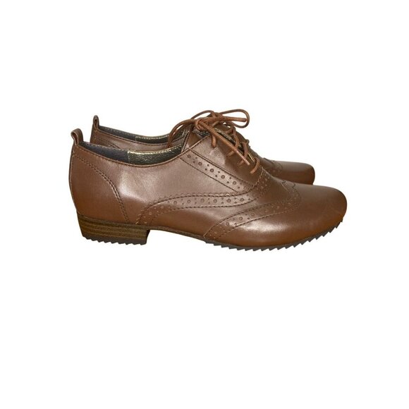 Josef Seibel Sabrina 11 Brown Leather Oxford Shoes Size 6/37 Comfortable - Picture 3 of 7